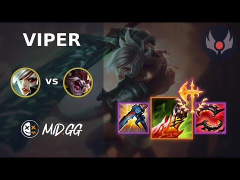 MID.GG: [ Viper ] Riven TOP vs Kled | NA GRANDMASTER | LOL Season 2025