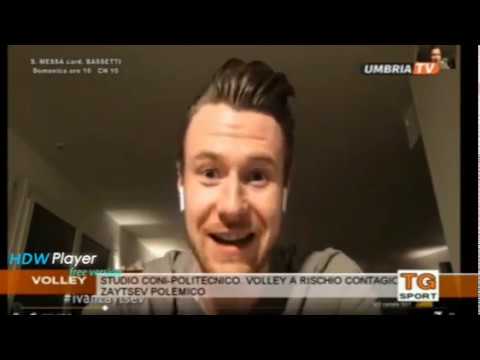 Zaytsev non credevo che a giocare  a pallavolo fosse cosi pericoloso da Umbria tv