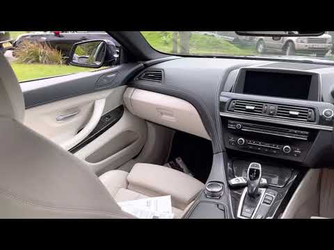 2014/64 Deep Sea Blue BMW 640d M Sport Plus Rear Camera Ivory Leather Full History low Miles mint