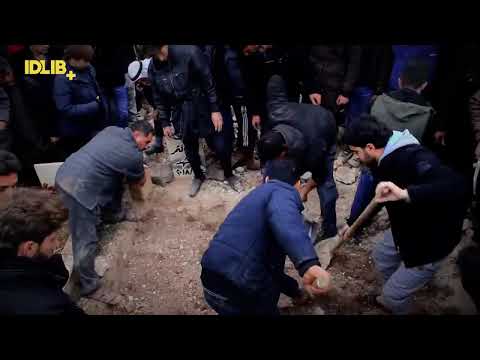 تقرير مرئي عن تشييع رائد الفارس وحمود جنيد في مدينة كفرنبل في ريف إدلب