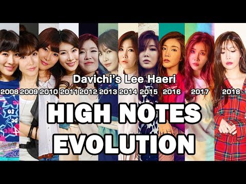 Davichi Lee Haeri - High notes Evolution (2008-2018) 다비치  이해리