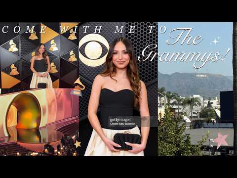 COME WITH ME TO THE GRAMMYS ♥️ prep and get ready with me!!