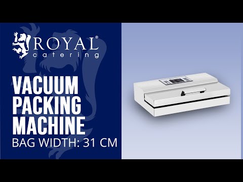 video - Vacuum Packing Machine - 290 W - 31 cm - stainless steel