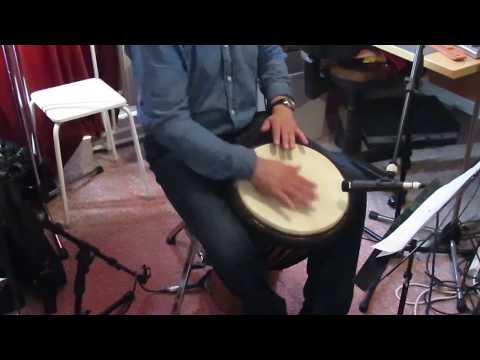 120 bpm Samba Djembe  Percussion Track for play along Studio