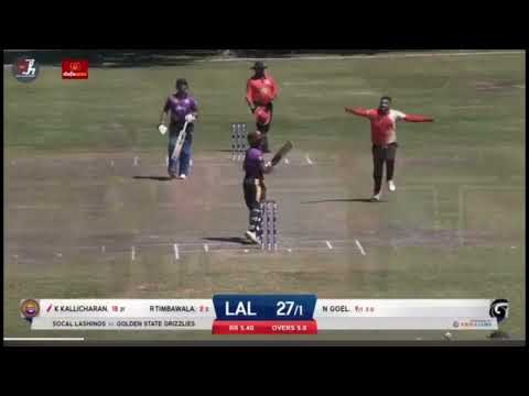 Neeraj Goel - MiLC 2023 T20 Cricket - Golden State Grizzlies vs SoCal Lashings