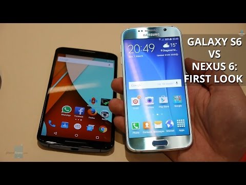 Samsung Galaxy S6 vs Nexus 6: first look