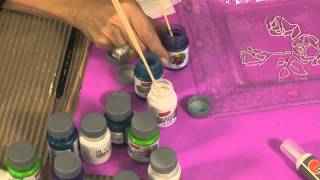 Decoración de vidrio con Lacas Vitrales al Agua