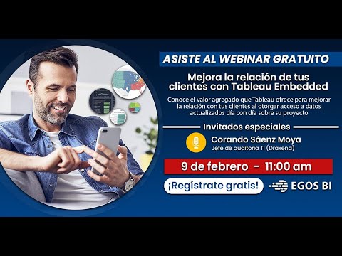 , title : 'Episodio #010 - Mejora la relación de tus clientes con Tableau Embedded'