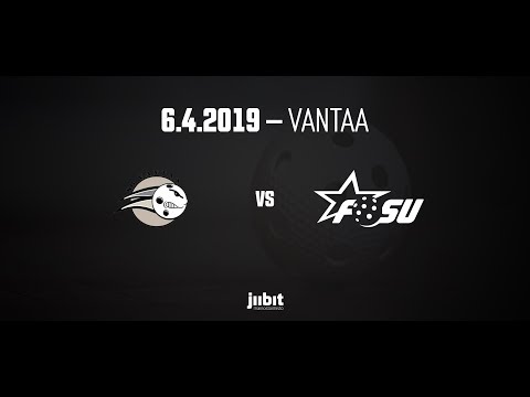 6.4.2019 Livestream salibandyottelu SB Vantaa - FoSu, Myyrmäen Urheilutalo