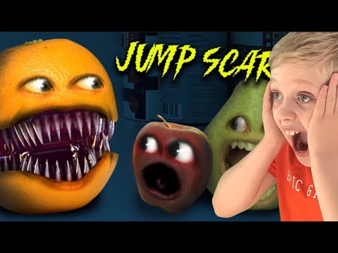 Annoying Orange - Jump Scare! #shocktober (Reaction Video) Halloween Special 🎃