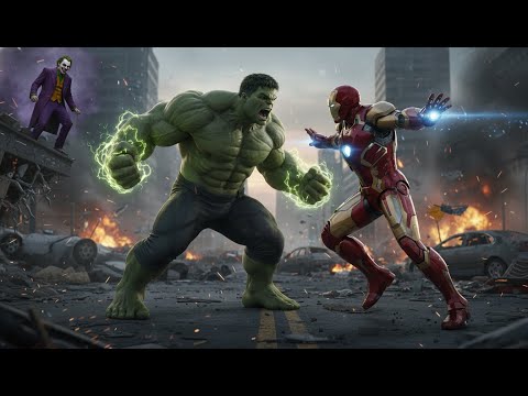 Iron Man vs Hulk – Joker’s Ultimate Plan | Epic AI Cinematic Battle in