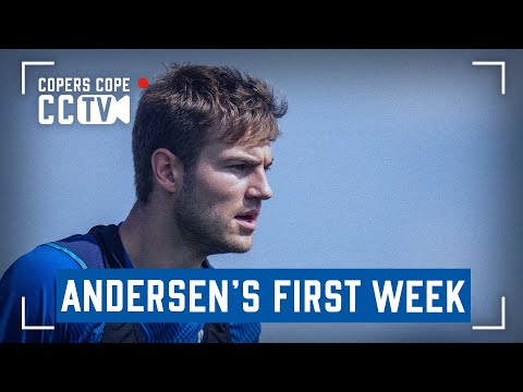 Joachim Andersen in Palace training for the first time | CCTV