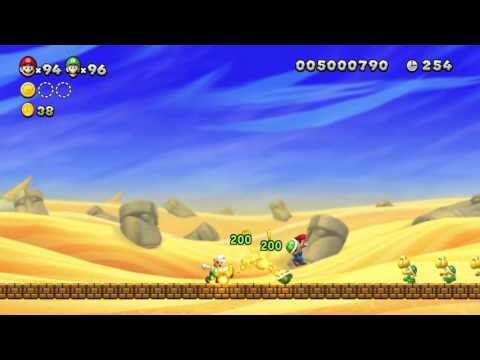 New Super Mario Bros. U Multiplayer Playthrough - Superstar Road