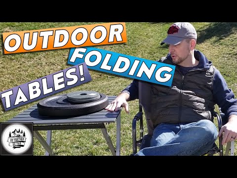 MY FOLDING CAMP KITCHEN EQUIPMENT | GCI Outdoor Folding Tables For RV