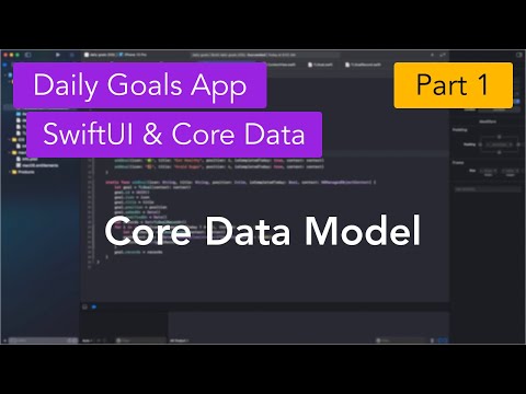 SwiftUI App with Core Data | Part 1 | Model