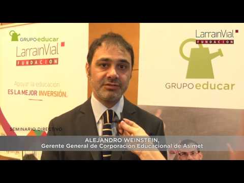 Entrevista Alejandro Weinstein - Seminario "En búsqueda del Liderazgo Directivo"