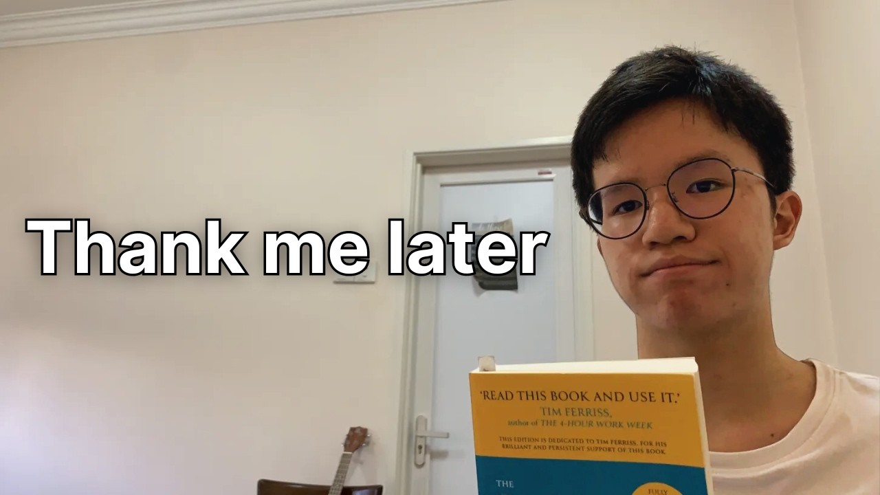 If you're ambitious but lazy, please watch this video…