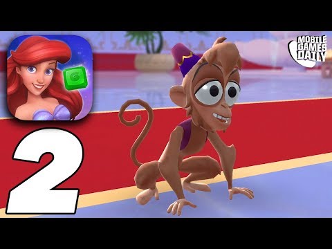 Disney Princess Majestic Quest - Gameplay Walkthrough Part 2 - Thrones Room Quests (iOS Android)