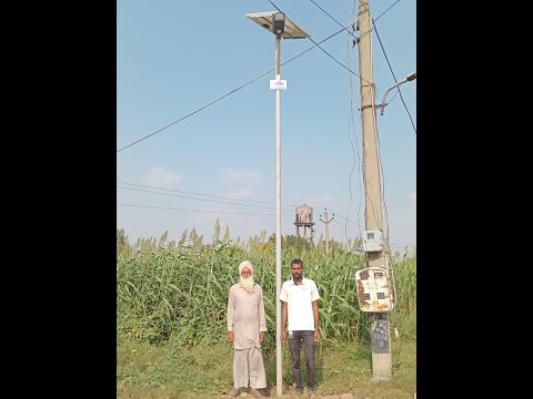 AgriVijay:Solarization of Villages Project by Solar Street Lights for JSW - MohiKalan_SSL10 | Punjab