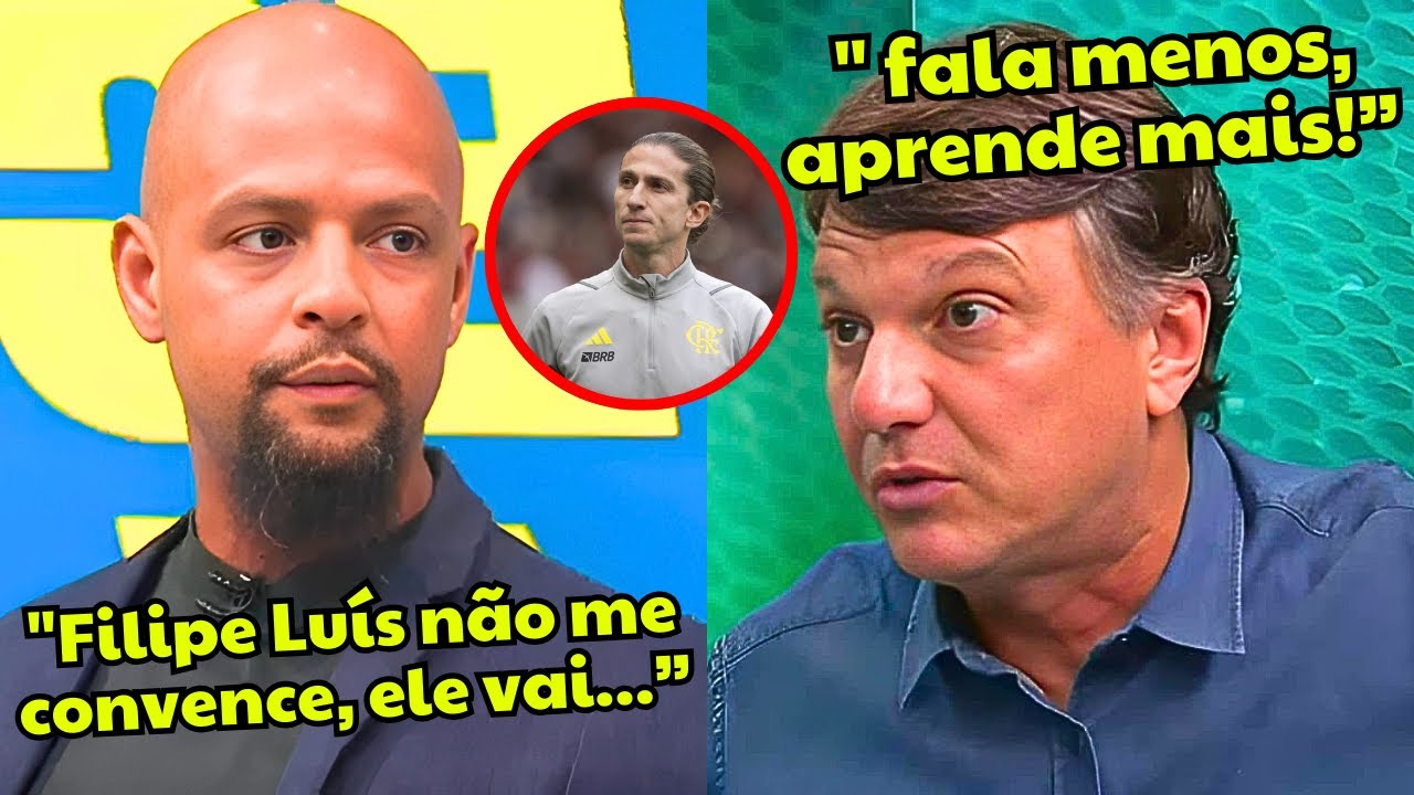 💥 "DESINFORMADO!" MAURO CEZAR HUMILHA FILIPE MELO QUE TENTOU DIMINUIR FILIPE LUÍS!