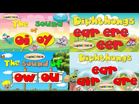 Diphthongs Compilation - oi, oy / eer, ere, ear / ow, ou /air, ear, are
