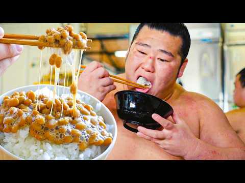 Sumo Wrestlers' Natto Mukbang Day 🍚🔥