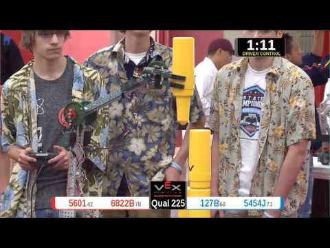 2015 VRC Arts Q225 - 5601 6822B vs 127B 5454J - 55 to 47 - VEX Worlds 2015 - Arts Division