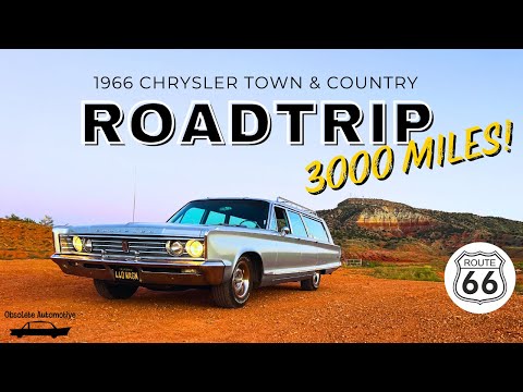 1966 Chrysler Town & Country Road Trip! Route 66! 3000 Miles in a Classic Car. Obsolete Automotive