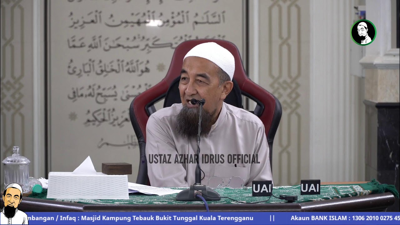 🔴LiveUAI 09/09/2026 Kuliah Maghrib Jemputan - Ustaz Azhar Idrus