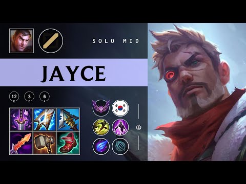 Jayce Mid vs Azir - KR Master Patch 25.24
