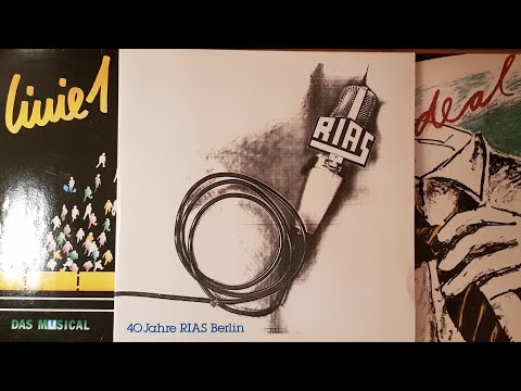 40 Jahre RIAS - Rundfunk im amerikanischen Sektor - Radiofeature - 1986 - Schallplatte - Berlin 1946