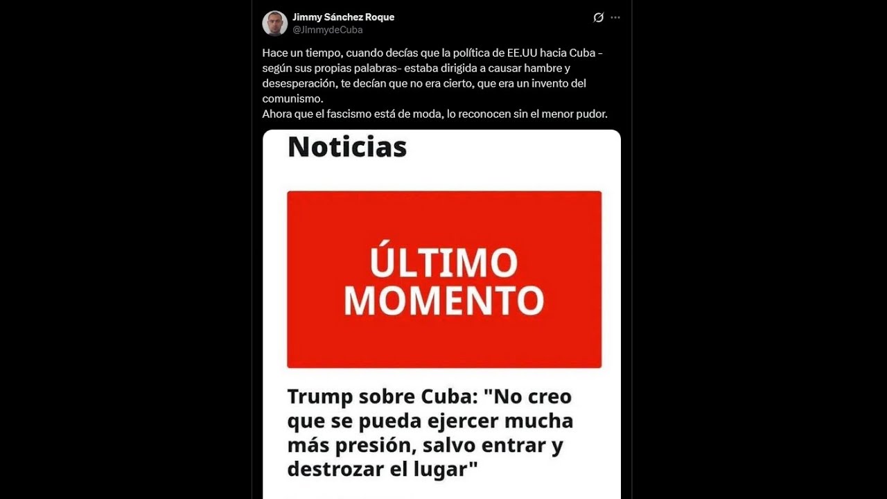 ¡A CONFESIÓN DE PARTES...! Trump dice que es imposible más bloqueo a Cuba 2