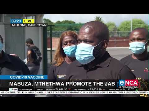 COVID 19 Mabuza, Mthethwa promote the jab