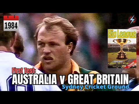 1984 First Test:  AUSTRALIA v GREAT BRITAIN at Sydney Cricket Ground