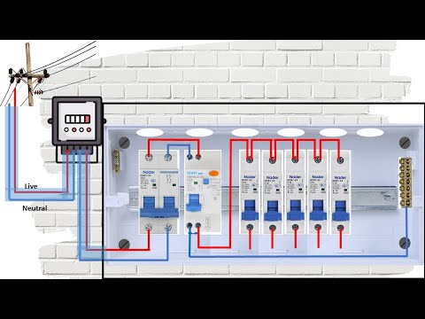 How to Wiring Single phase Distribution Board