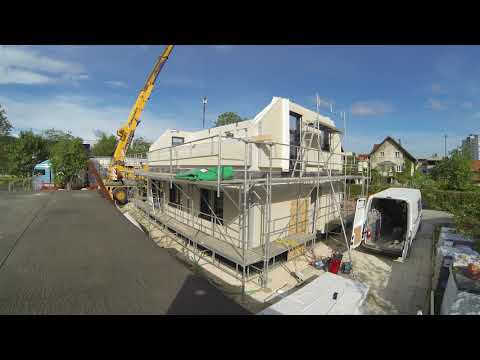 Montaža hiše Marles v Celju, april 2020.