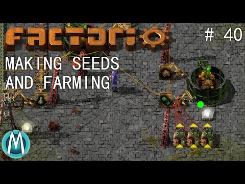 [Factorio 1.1 4K] Angel/Bobs Ep 40: Making Seeds & Farming (Tutorial/Walkthrough)