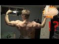 17 YEAR OLD BODYBUILDER MEASURES ARMS!