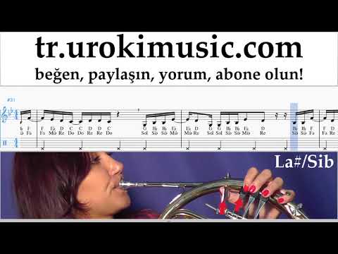 Korno dersleri Martin Garrix feat Khalid - Ocean Notalar Eğitim um-i723