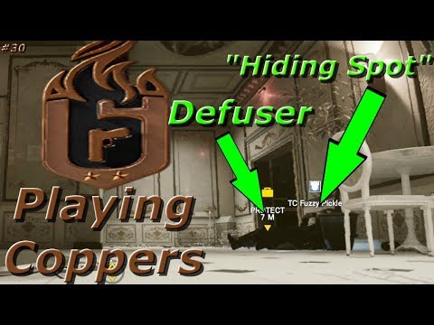 Hiding On The Defuser?! Road To Copper - Rainbow Six Siege Funny Moments