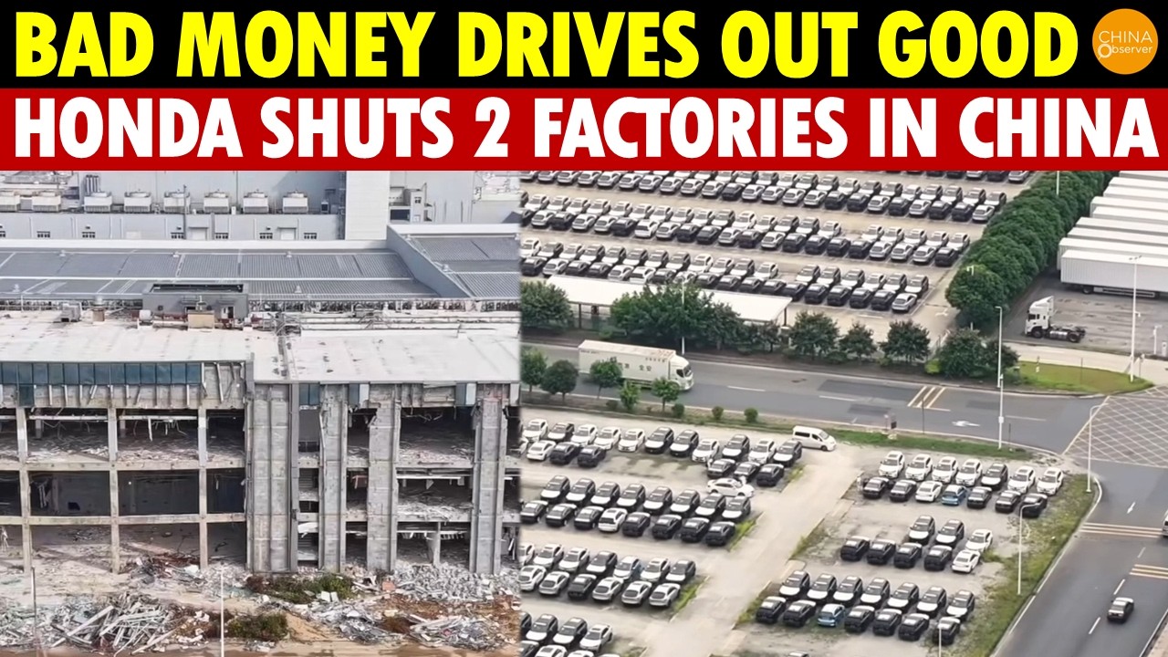 Breaking! $173 Billion in Foreign Capital Flees China, Honda Shuts 2 Factories Overnight