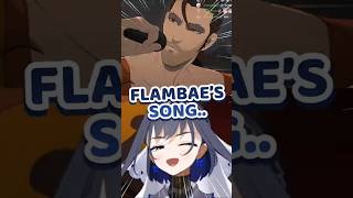 Kronii reaction when listening to Flambae's song #ourokronii