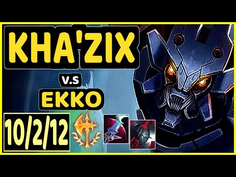 CHASESHACO (KHA'ZIX) vs EKKO - 10/2/12 KDA JUNGLE GAMEPLAY - NA Ranked MASTER