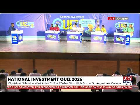 2026 NIQ SEMI FINAL | WESLEY GIRLS' HIGH SCH vs WEST AFRICA SHS vs MFANTSIPIM SCH vs ST. AUGUSTINE'S