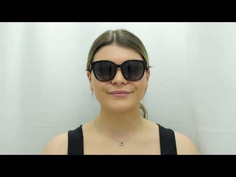 Woman model wearing Emporio Armani EA4157 50178G Sunglasses