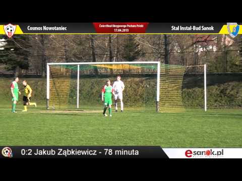 Cosmos Nowotaniec - Stal Sanok wygrywa z Cosmosem Nowotaniec 2:0! (FILM)