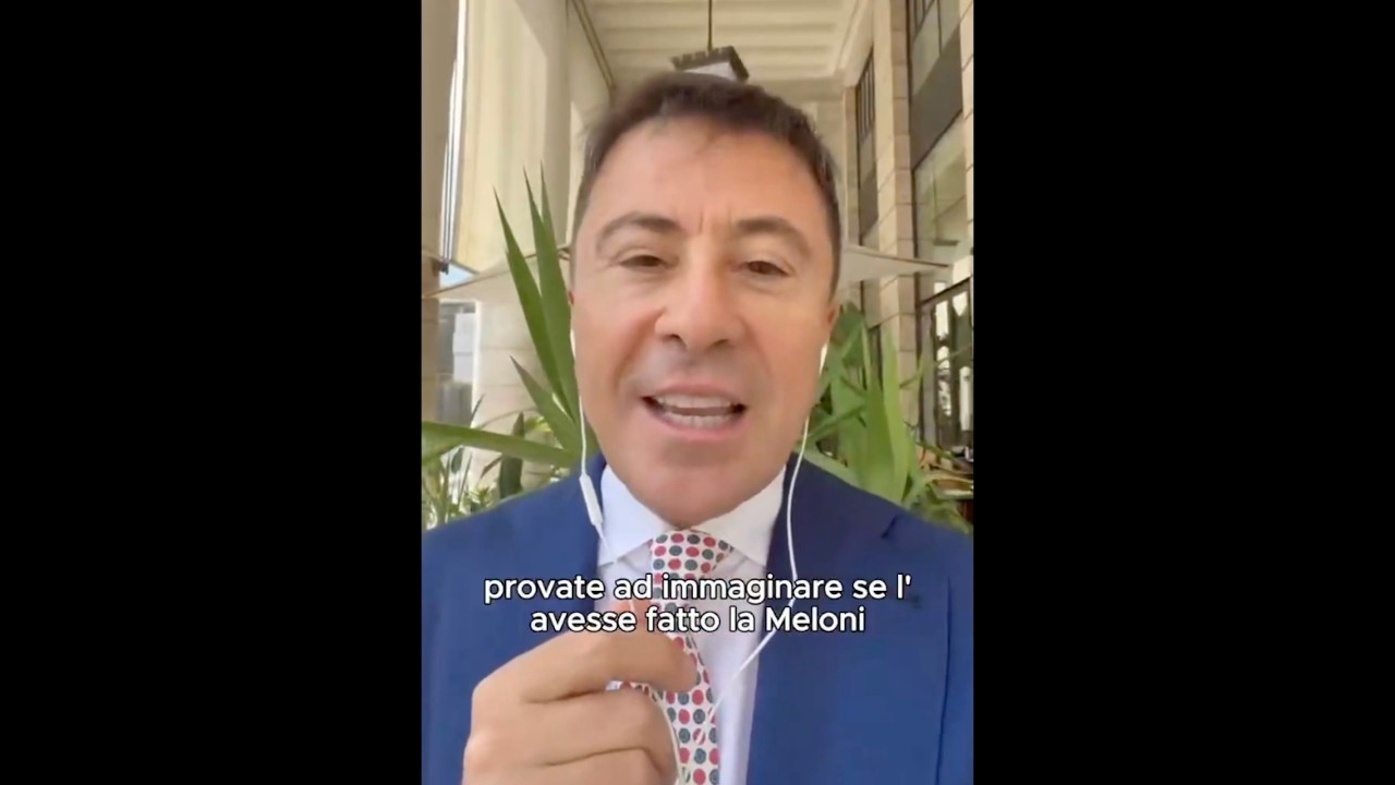 ITALO BOCCHINO: "GRAVISSIMO, SE LO AVESSE FATTO GIORGIA MELONI? COSA DICE LA SINISTRA SU SÁNCHEZ?"