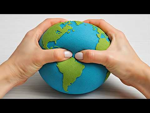 Fluffy Planets AI ASMR Squeezing and Crushing Video 🌍 Oddly Satisfying