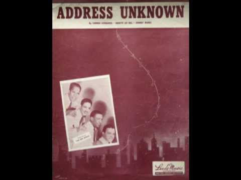 The Ink Spots - Address Unknown