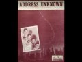 The Ink Spots - Address Unknown